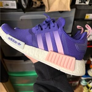 Adidas NMD Women's Purple and Pink Athletic Shoes